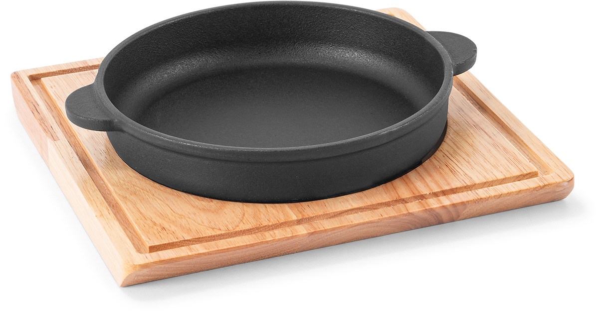 Double ear baking tray (oak) enamel