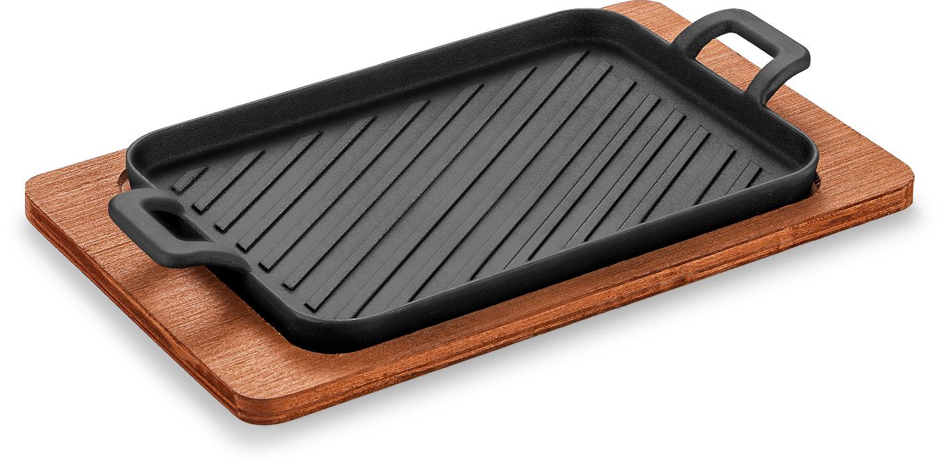 Double ear steak plate