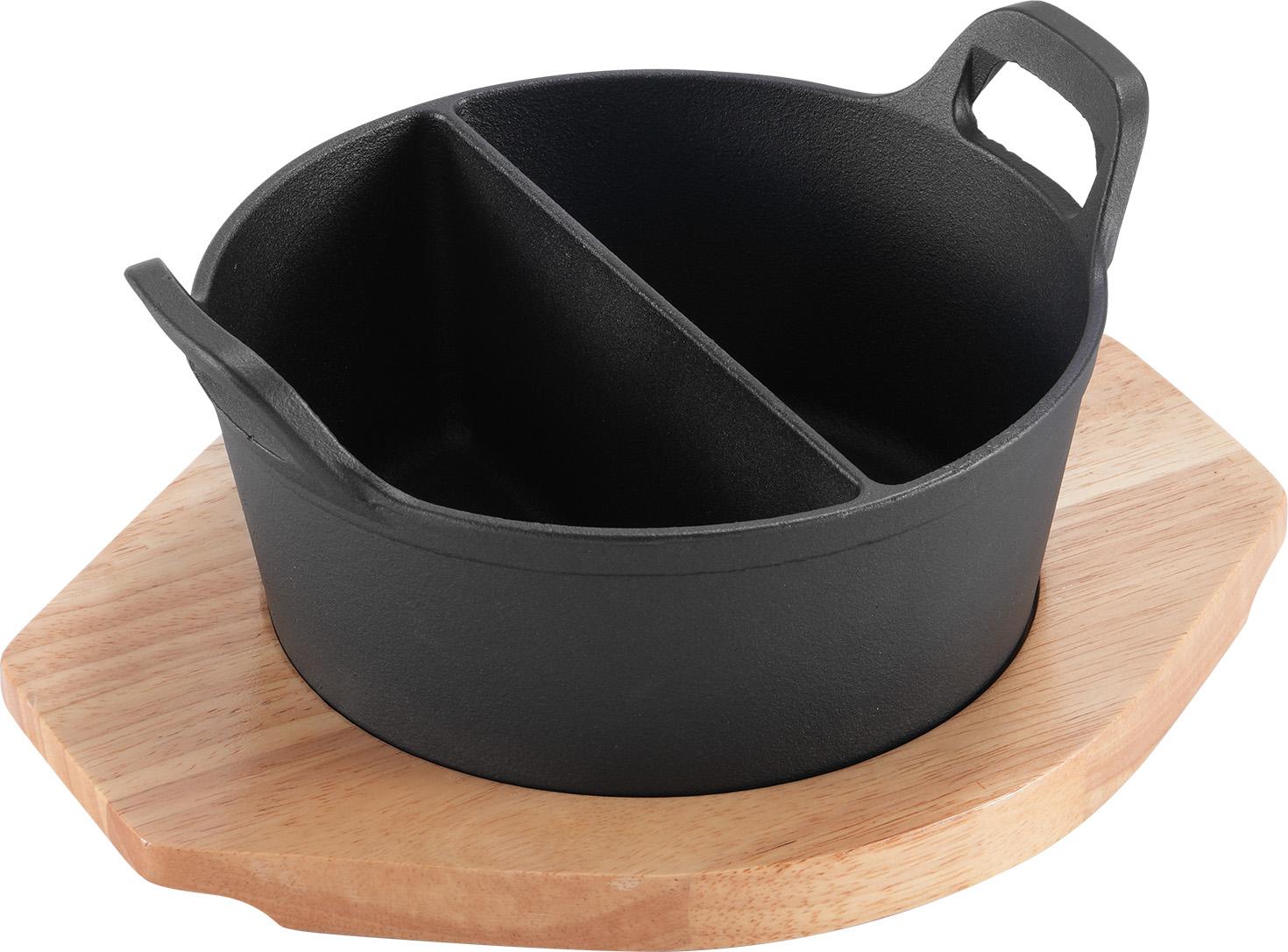 Double-flavor hot pot (enamel) oak