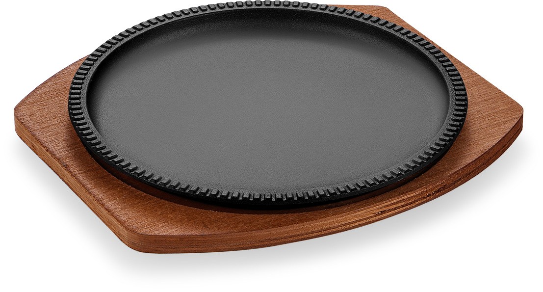 Fajita Pans/Bamboo disc