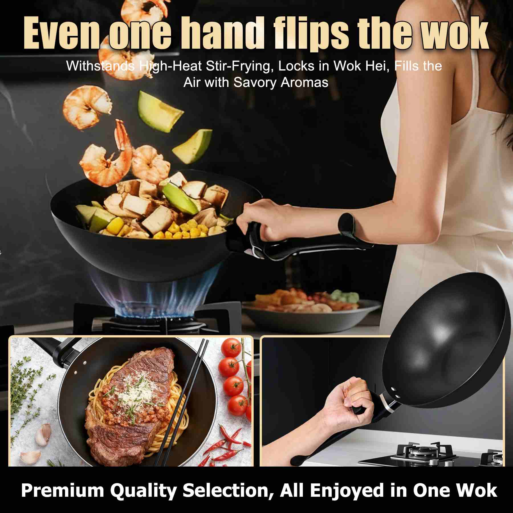 Woks &Stir-Fry Pans(Nitriding Process)