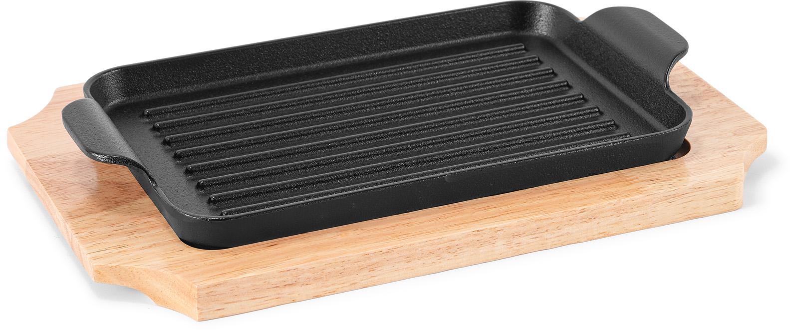 Rectangular double-ear striped (oak)