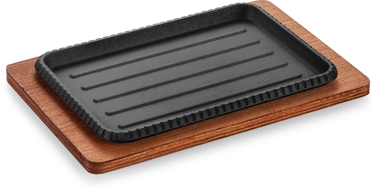 Reverse mouth square plate