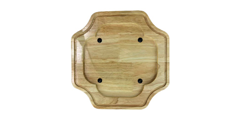 Ruyi Plate (Oak) Enamel