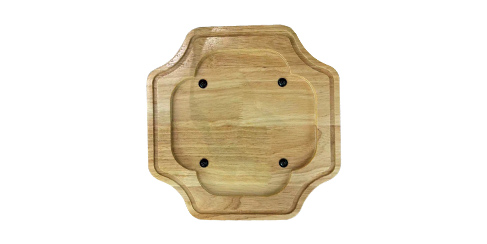 Ruyi Plate (Oak) Enamel
