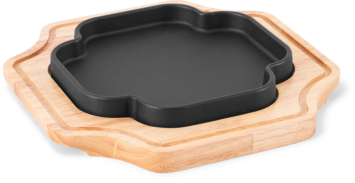 Ruyi Plate (Oak) Enamel