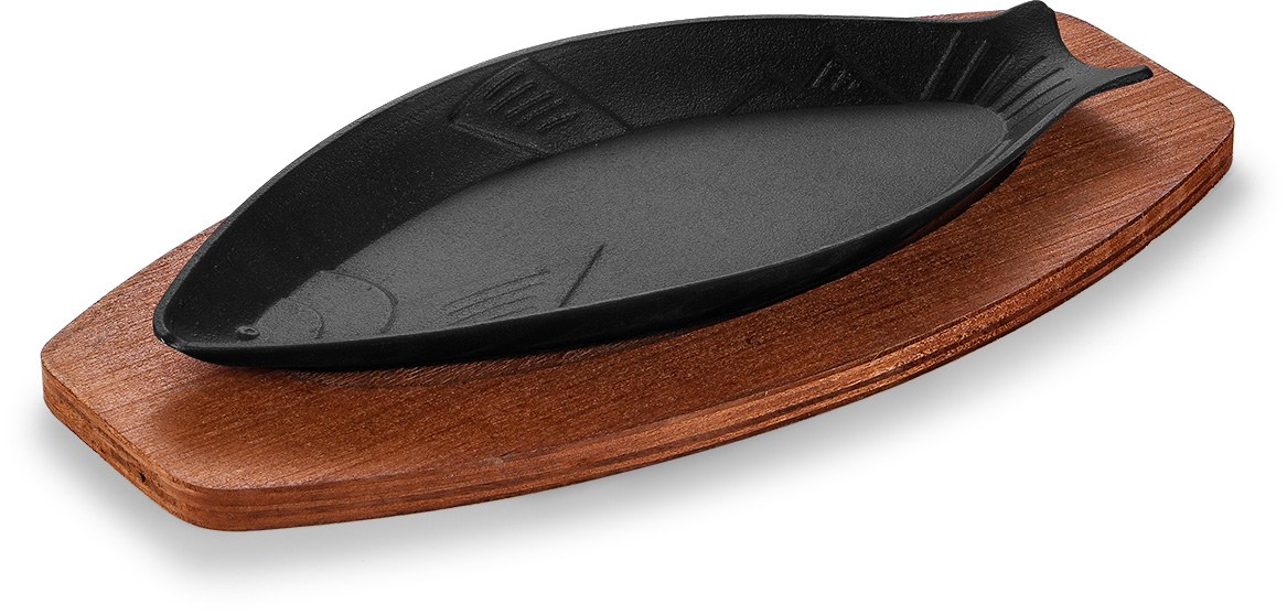 Shallow pearl fish plate