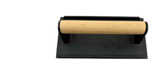 Striped meat pressing plate