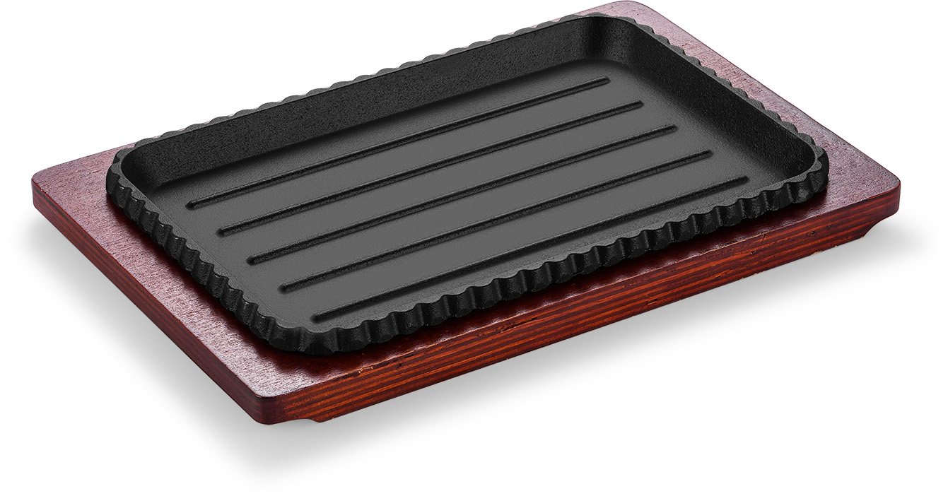 Thickened reverse square plate