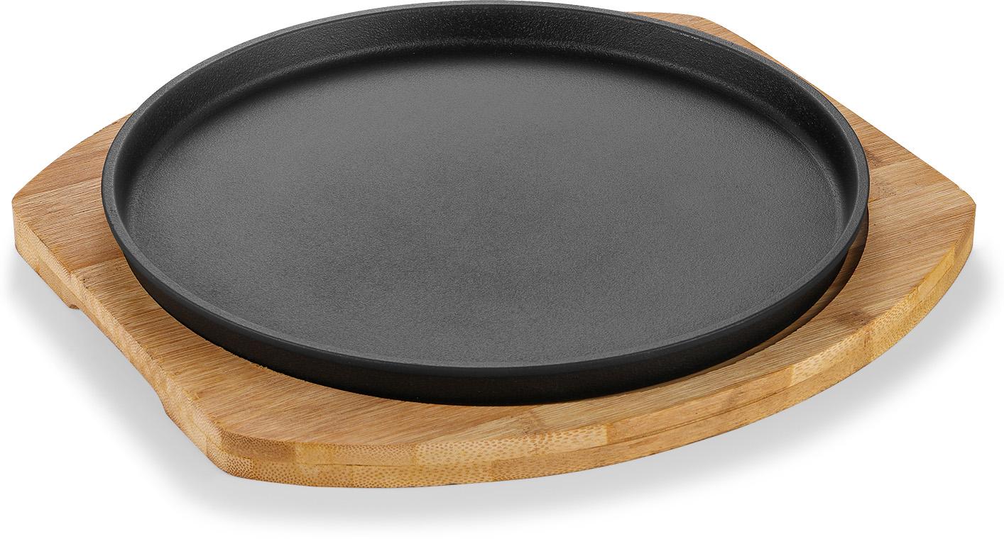 Thickened Round Plate (Bamboo Bottom)