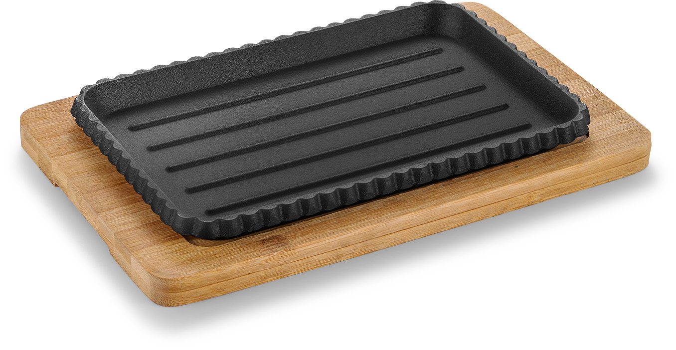 Thickened square plate